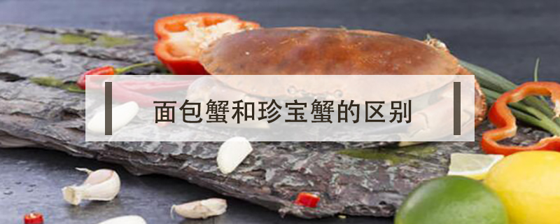 面包蟹和珍寶蟹的區別