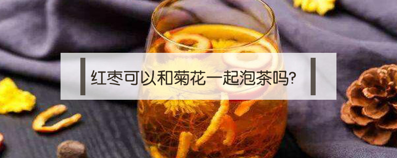 紅棗可以和菊花一起泡茶嗎?