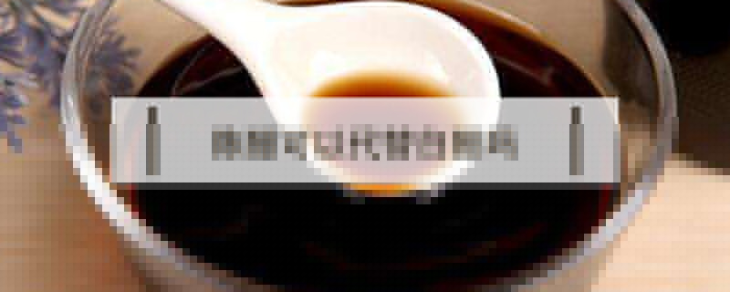 陳醋可以代替白醋嗎