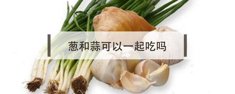 蔥和蒜可以一起吃嗎