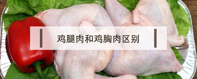 雞腿肉和雞胸肉區別