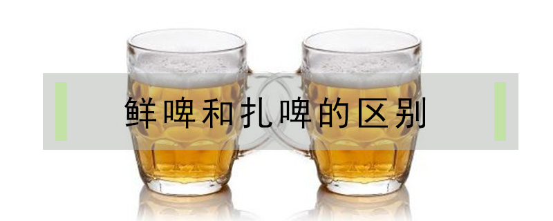 鮮啤和扎啤的區(qū)別