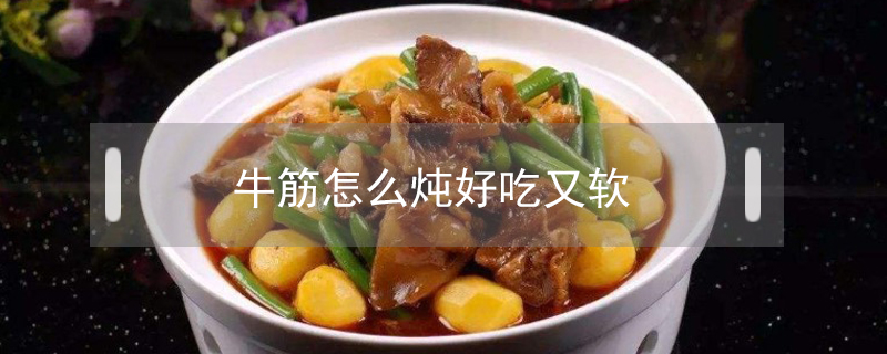 牛筋怎么燉好吃又軟