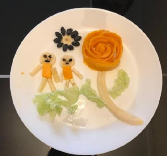 幼兒園水果拼盤圖片，簡單好看的兒童水果拼盤
