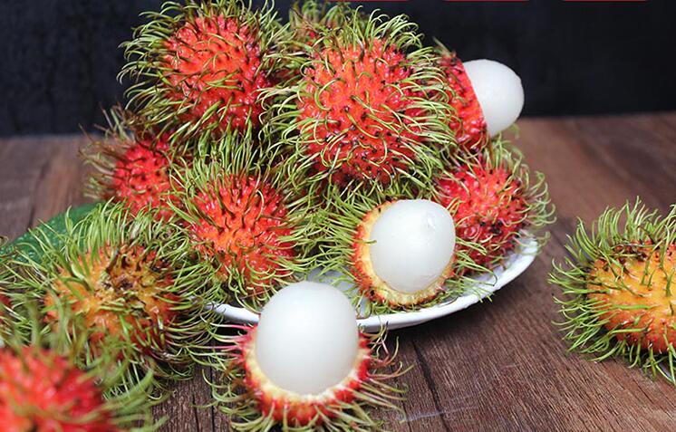 海南紅毛丹圖片大全 水果紅毛丹圖片