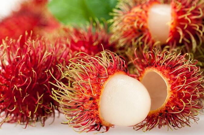 水果紅毛丹圖片大全 紅毛丹和荔枝區別對比圖