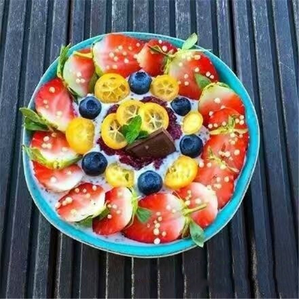 清涼夏日水果拼盤圖片，夏日水果拼盤的打開方式