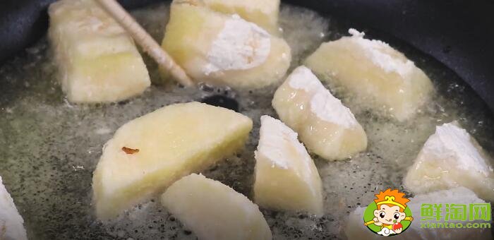 拔絲蘋果的做法