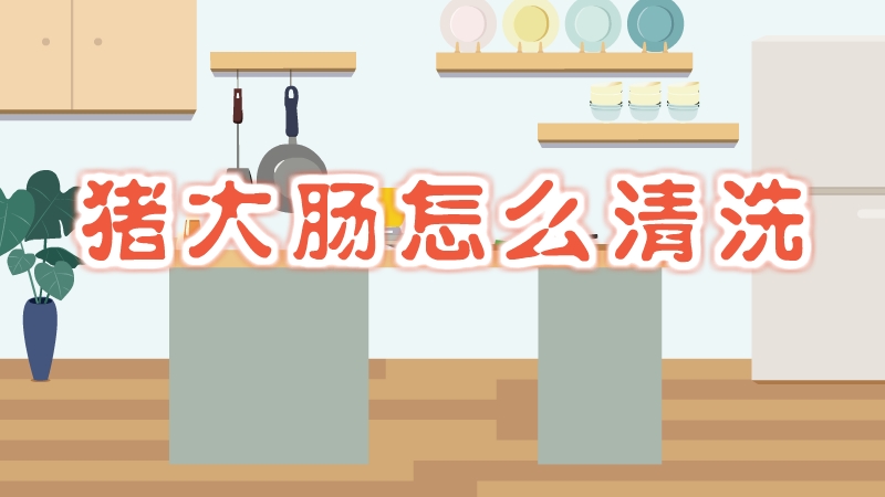 豬大腸怎么清洗