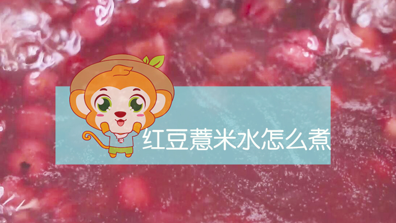 紅豆薏米水怎么煮