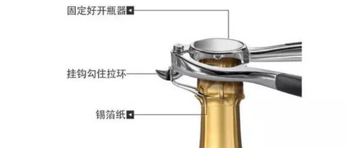 香檳怎么開啟方法
