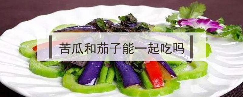 苦瓜和茄子能一起吃嗎