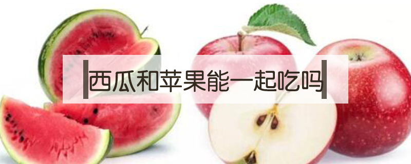 西瓜和蘋果能一起吃嗎
