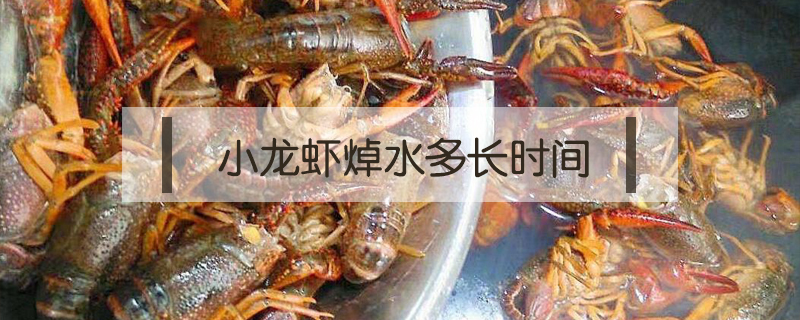 小龍蝦焯水多長時(shí)間