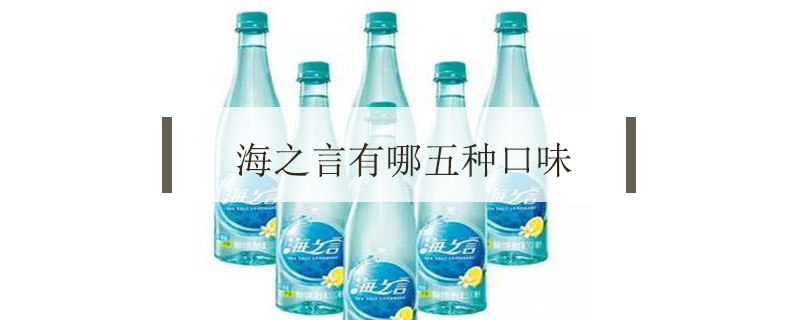 海之言有哪5種口味