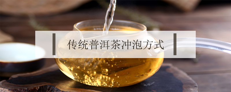 傳統普洱茶沖泡方式