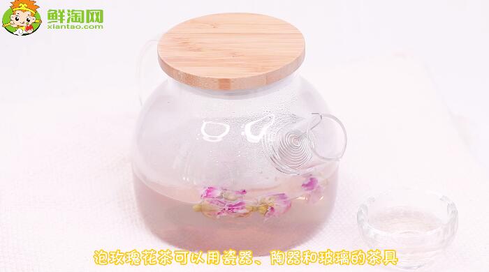 怎么將玫瑰花茶泡開