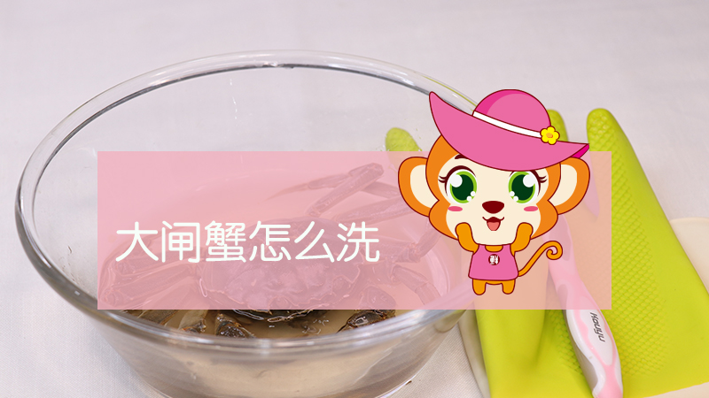 大閘蟹怎么洗
