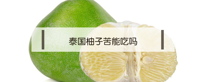 泰國柚子苦能吃嗎