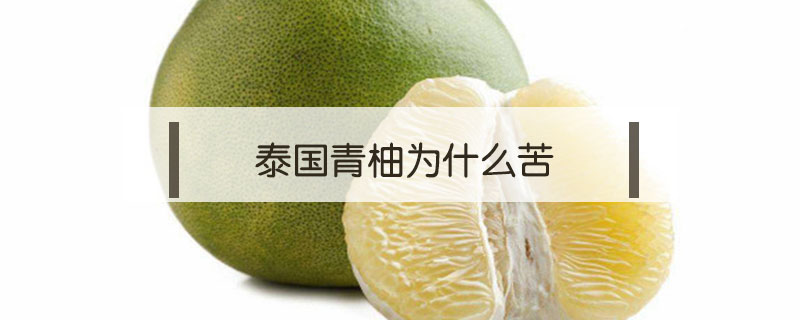 泰國青柚為什么苦