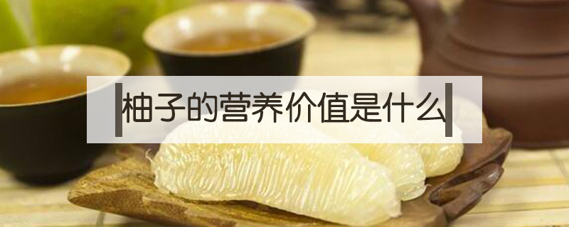 柚子的營養價值是什么