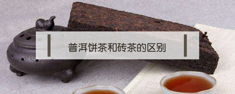 普洱餅茶和磚茶的區別