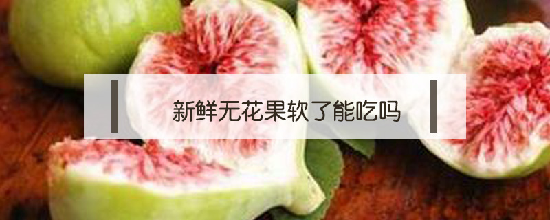 新鮮無(wú)花果軟了能吃嗎