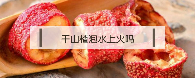 干山楂泡水上火嗎
