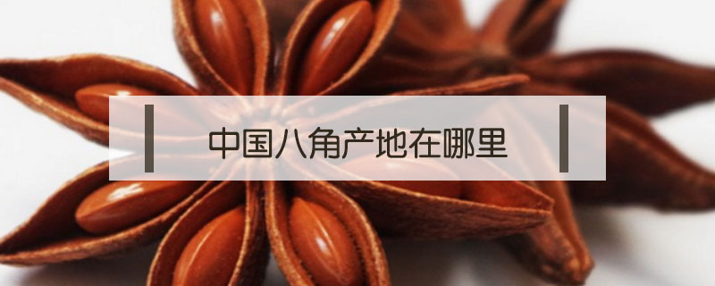 中國(guó)八角產(chǎn)地在哪里