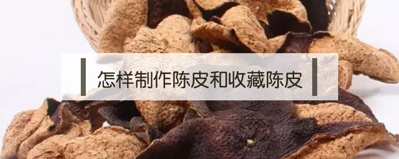 怎樣制作陳皮和收藏陳皮
