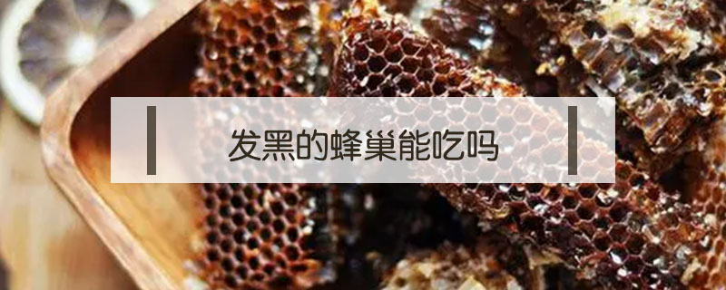 發(fā)黑的蜂巢能吃嗎