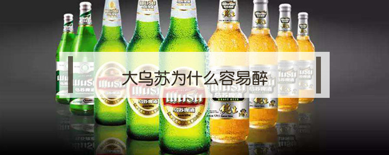 大烏蘇為什么容易醉