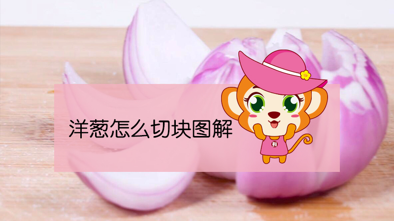 洋蔥怎么切塊圖解