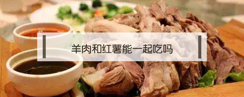 羊肉和紅薯能一起吃嗎