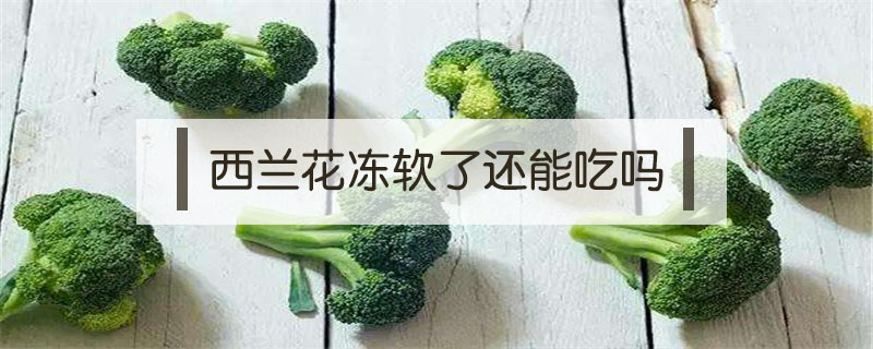 西藍花凍軟了還能吃嗎