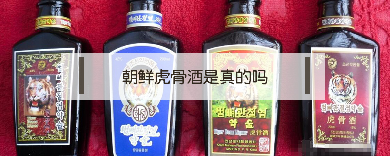 朝鮮虎骨酒是真的嗎