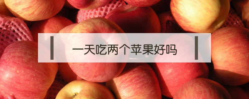 一天吃兩個蘋果好嗎