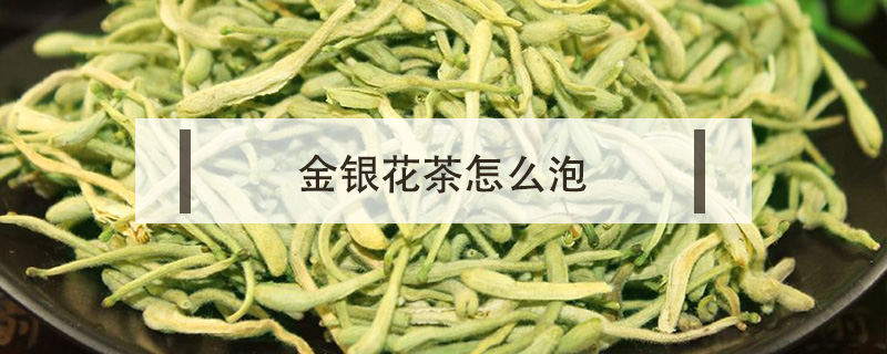 金銀花茶怎么泡