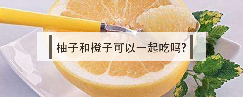 柚子和橙子可以一起吃嗎?