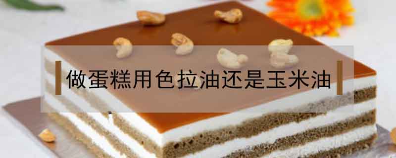 做蛋糕用色拉油還是玉米油