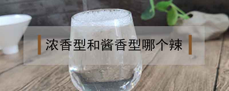 濃香型和醬香型哪個辣