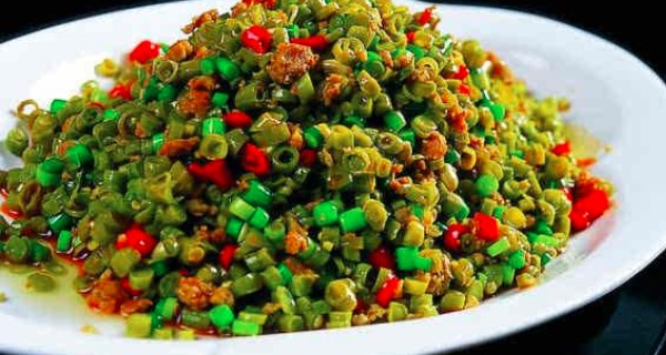 酸豆角炒肉末咸了怎么辦