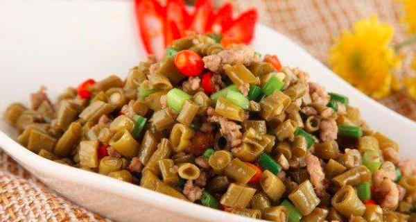 酸豆角炒肉末咸了怎么辦