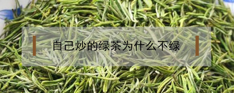 自己炒的綠茶為什么不綠
