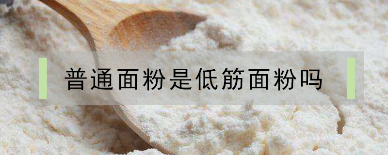 普通面粉是低筋面粉嗎