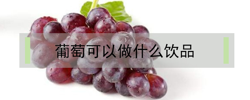 葡萄可以做什么飲品