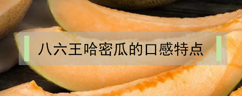 八六王哈密瓜的口感特點