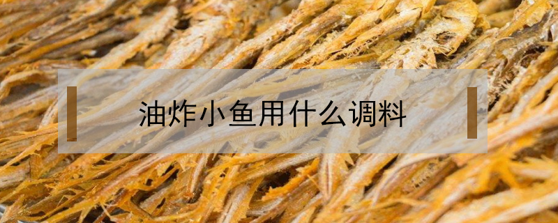 油炸小魚用什么魚