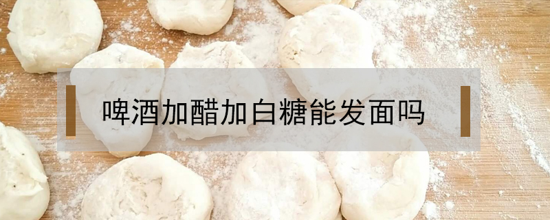啤酒加醋加白糖能發面嗎
