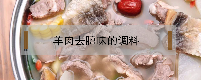 羊肉去膻味的調料
